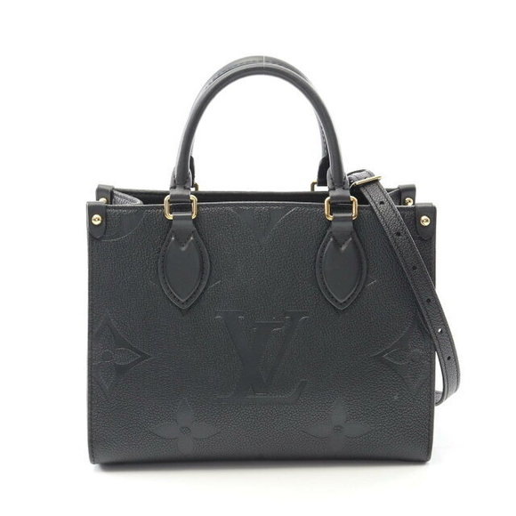 Louis Vuitton Onthego Handbag Empreinte Leather Black - Picture 1 of 7
